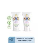Le Natura Prebiyotikli Yenidoğan Bebek Pişik Kremi 75 Ml , 2 Adet Organik Ve Vegan Sertifikalı Anında Rahatlama, Onarıcı Ve Koruyucu Etki