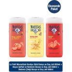 Le Petit Marseillais Beyaz Şeftali ve Nektarin 650 ml Vanilya Sütü 650 ml Akdeniz Çileği Duş Jeli - 1001 ml