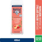 Le Petit Marseillais Beyaz Şeftali ve Nektarin Kokulu Nemlendirici Duş Jeli 400 ml – Meyve Aromalı, Aile Kullanımına Uygun