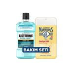 Le Petit Marseillais Duş Jeli Vanilya Sütü (250 ml) + Listerine Cool Mint Hafif Tat (250 ml) (2 adet)