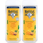 LE PETIT MARSEILLAIS, Lpm Organik Mango Ve Çarkıfelek Meyvesi 400ml Duş Jeli, Beyaz Ve Sarı (2 paketi)