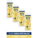 Le Petit Marseillais Vanilya Sütü Nemlendirici ve Besleyici Avantajlı Banyo ve Duş Jeli 400ML X4 - 1001 ml