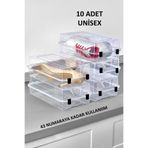Le Touche 10 Adet Ayakkabı Kutusu Şeffaf Ayakkabı Saklama Kutusu Kadın Ve Erkek