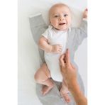 Le Touche Bebek Kundak - Eldiven Manşetli Uyku Tulumu & Kolları Yukarı Kundak (0-3 Ay, 3-6 Ay, 6-9 Ay) - Antrasit - Gri Melanj - 0 - 3 Ay