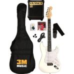 Lea Elektro Gitar Seti (Amfi Dahil Tam Set) Beyaz Renk ile Akustik Performans İçin Tasarlandı