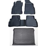 Leader 3D Havuzlu Siyah Paspas Fiat Doblo 2010-2020 Arası Kaymaz Taban Özellikli