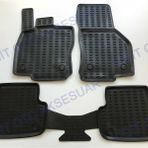 Leader Volkswagen Golf 7 Siyah 3D 2013 Sonrası Havuzlu Oto Paspas