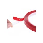 Leaders Çift Taraflı Şeffaf Akrilik Silikon Bant 10mm x 5 Metre