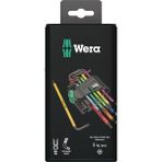 Leaf Shop 05073599001 967/9 Tx Bo 1 Sb Çok Renkli L-Anahtar Seti, Sıyrılmaya Dayanıklı Torx Vidalar Için, Blacklaser, 9 Parça
