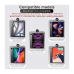 Leaf Shop 12.9"3.4.5.6.nesil M1.m2 2022.2021/ iPad Air 13 (M2, 2024/M3,2025) ile Uyumlu Magic Keybord Folio Klavyeli Kılıfı