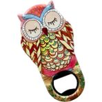 Leaf Shop Baykuş Şişe Açacağı Mıknatıs, Buzdolabı Mıknatısı Silikon Metal Şişe Açacağı Bira Kola Barmen Mutfak Barmen Metal Yenilik Sevimli Eğlenceli Şekil, Benzersiz Doğum Günü Bira Hediye Fikirleri