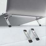 Leaf Shop Cep Telefonu ve Dizüstü Bilgisayar Standı | Katlanabilir Ince Metal Braket | Taşınabilir, Ergonomik Laptop ve Telefon Standı | Masaüstü Çok Amaçlı Destek 1 Adet Ayak