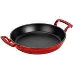 Leaf Shop Döküm Yuvarlak Kulplu Yumurta Sahanı Tava, 16 Cm, Siyah