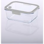 Leaf Shop Fika Glace Vakumlu Cam Saklama Kabı 1900ML Gri