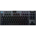 Leaf Shop G G915 x Lıghtspeed Tkl Clicky Kablosuz Düşük Profilli Rgb Aydınlatmalı Pc/mac Için Mekanik Ingilizce Q Oyun Klavyesi, Siyah