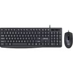 Leaf Shop K11 USB Kablolu Ingilizce Q Klavye ve Mouse Seti