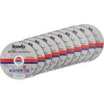 Leaf Shop Kesme Diski Ince Açılı Taşlama 115 mm - Paslanmaz Çelik Inox Için Ayırma Diski - Saklama Kutusu Kulak Tıkacı Dahil - Abm. 115 x 1 x 22,23, Ø