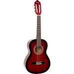 Leaf Shop Kırmızı (3/4 Boy) Klasik Gitar (Kılıf+Yedek Tel Seti+Pena)