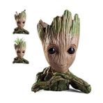 Leaf Shop Koruyucuları Baby Groot Figür Elleri Çenesinde Saksı Kalemlik Pla Büyük 15 cm