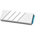 Leaf Shop M2 Pro Soğutucu M.2 2280 SSD Için, Arctıc Tp-3 Fanlı, Pc ve Ps5 ile Uyumlu, Tek ve Çift Taraflı Ssd'ler Için, Gümüş