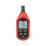 Leaf Shop Mini Temperature Humidity Meter LCD Digital Air Temperature Thermometer Hygrometer Gauge Tester Max/mın MODE(UT333BT)