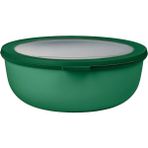 Leaf Shop - Multi Bowl Cirqula Round - Kapaklı Saklama Kabı - Buzdolabı Için Hava Geçirmez Saklama Kutusu ve Mikrodalga Fırın Kabı Olarak Uygundur - 2250 ml - Canlı Mavi