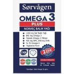 Leaf Shop Omega3 Plus 1200MG Balık Yağı, 60 Kapsül