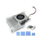 Leaf Shop Pi 5 Aktif Soğutucu – 30MM 5000 Rpm Sessiz Fan, 5V Gpıo, Metal Gövde, Termal Throttling’i Önler (Pi 5/4/3b+/3b Uyumlu)
