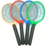 Leaf Shop Pilli Sinek Öldürücü Raket – Büyük Boy 2000V – 3 Katlı Örgü Tasarım – Sivrisinek, Karasinek, Böcek ve Haşere Öldürücü – 21X50 cm Ergonomik Elektrikli Raketi