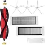 Leaf Shop Roborock Elektrikli Süpürge S5 Max S6 Max S6 Pure S6 Maxv S50 S51 S55 S60 S65 S5 S6 Için Yedek Parçalar, Aksesuar Kiti Ana Fırça, Yan Fırça, Hepa Filtre, Temizlik Aleti