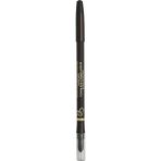 Leaf Shop Rose Smoky Effect Eye Pencil No: 01 Deep Brown - Sünger Aplikatörlü Koyu Kahverengi Göz Kalemi