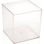 Leaf Shop Saksı 2,8 Litre 15 cm Şeffaf Kristal Saksı