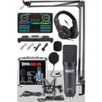 Leaf Shop Stüdyo Ekipmanları Private Paket-5 Cx2 Mikrofon VS22 Ses Kartı Stüdyo Kayıt Seti