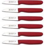 Leaf Shop Sürmene 6'lı Meyve Bıçağı Seti 61007 (Kırmızı)