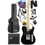 Leaf Shop TLX-50BK-25AMP Tele Kasa Maple Klavye 2 Single-Coil 25W Amfili Elektro Gitar