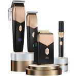 Leaf Shop TR-5600 Pro 4in1 Set Saç-Sakal&ense&vücut-Günlük Sakal-Burun&kulak(4'lü Şarj Standı ve Önlük Hediye)