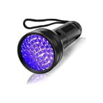 Leaf Shop Ultraviyole Fener, Mor Işık Uv El Feneri 51 Led, 395 Nm Uv El Feneri