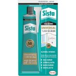 Leaf Shop Universal Silikon, Üstün KALITE%100 Şeffaf Silikon, Mutfak, Banyo ve Pencereler Için Hızlı Kuruyan Dolgu Macunu, Sararma ve Küflenme Yapmaz, 50 gr Tüp