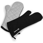 Leaf Shop Uzun Siyah Eldiven Pamuk ve Aluminyum 40 cm