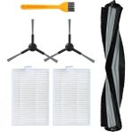 Leaf Shop Viomi V5 V5 Pro Alpha 2 Pro Uyumlu Yedek Ana Fırça, Hepa Filtre, Yan Fırça-7 Parça