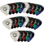 Leaf Shop Waves Assorted Pearl Celluloid 25LI Paket Pena (Medium)