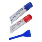 Leaf Shop Yapıştırıcısı 18 gr Ikiz Tüp 1 Adet Metal Yapıştırıcı Çift Karışımlı Demir Çelik Yapıştırıcısı Kuvvetli ve Dayanıklı Ikiz Epoksi Yapıştırıcısı