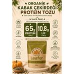 Leafor Organik Kabak Çekirdeği Protein Tozu | Bitkisel, Glutensiz, Vegan ve Katkısız