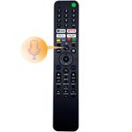 Leankle Sony LED ve Bravia XR OLED Smart Android, Google TV'ler 2022, 2021, 2020 ve 2019 Modelleri için Sesli Uzaktan Kumanda RMF-TX520U