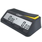 LEAP Satranç Saati Dijital Zamanlayıcı Bonus ve Gecikme ile Oyun ve Satranç Zamanlayıcısı için Gelişmiş Geri Sayım Alarmı