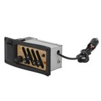 Leapiture Akustik Gitar Manyetik Ön Amfi Piezo 4 Bant EQ Ekolayzır Sistemi Gitarlar İçin Özelleştirilebilir Ses Frekansı Ahşap Desen Rengi 7545R