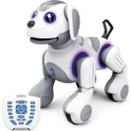 Learning Fun Uzaktan Kumandalı Şarjlı Akıllı Programlanabilir Hareket Sensörlü Robot Köpek - Beyaz