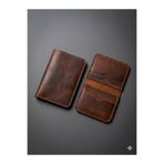 leathermood % 100 Hakiki Deri El Yapımı İtalyan Erkek Cüzdan & Kartlık Minimalist Tasarım