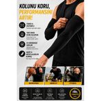 leathermood BASKISIZ Unısex Siyah Spor Tactel Basketbol Voleybol kolluk