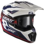 Leatt Adv 7.5 Beyaz Mavi Motosiklet Kaskı - 2XL
